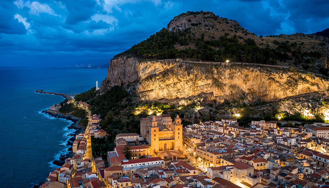 Excursion at sunset to the Rocca di Cefalù