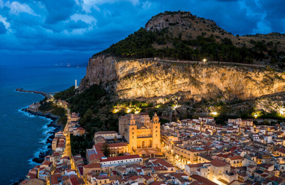 Excursion at sunset to the Rocca di Cefalù